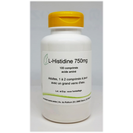 L-Histidine 150mg - 100 comprimés
