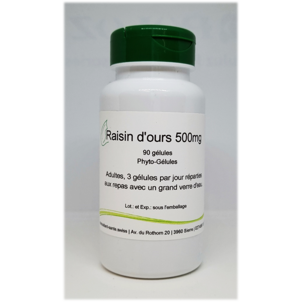 Raisin d'ours - 90 gélules