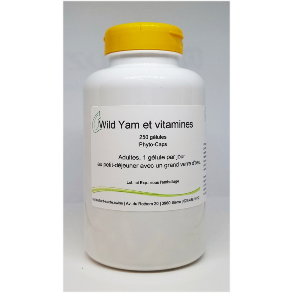 Wild Yam & vitamines - 250 gélules