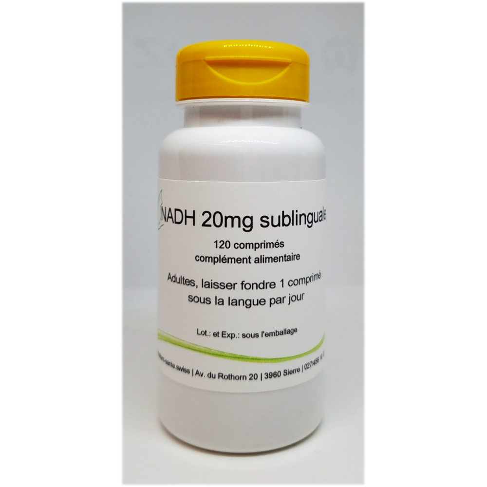 NADH 20mg sublinguale - 120 comprimés