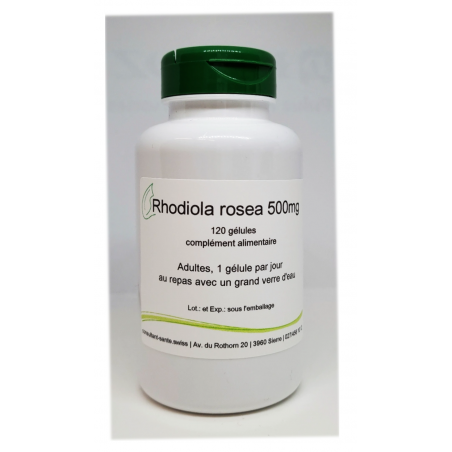 Rhodiola rosea 500mg - 120 gélules