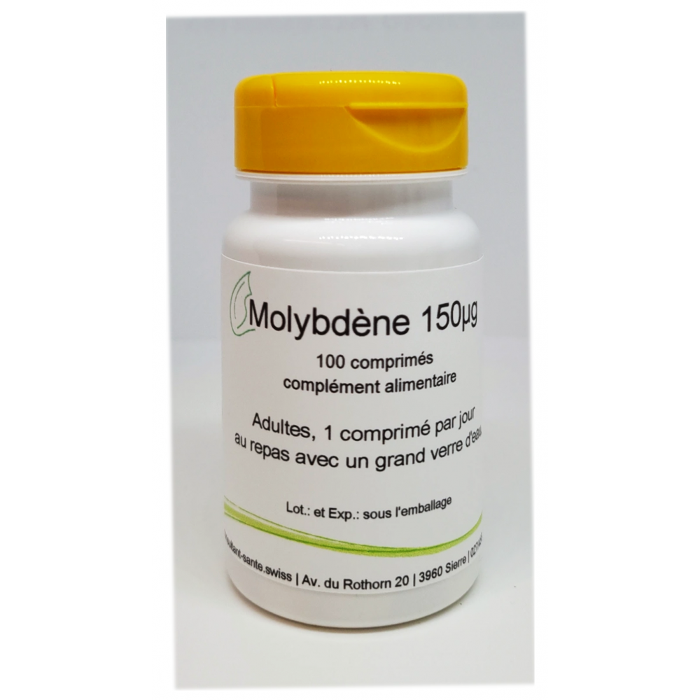 Molybdène 150µg - 100 comprimés