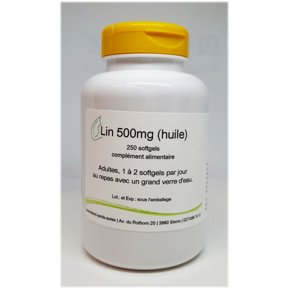 Lin 1000mg (huile) - 100 softgels