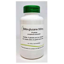 Bêta-glucane 500mg - 90 gélules