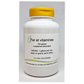 Fer et vitamines - 250 gélules