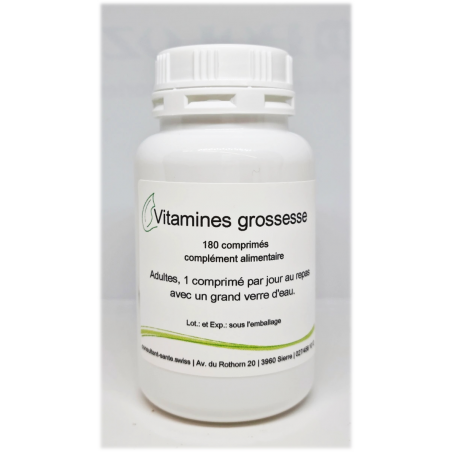 Vitamines pour la grossesse - 180 comprimés
