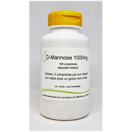 D-Mannose 1000mg - 100 comprimés