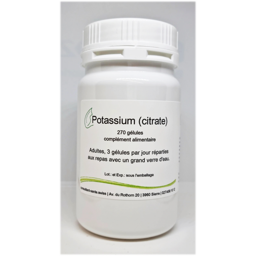 Potassium (citrate) - 270 gélules