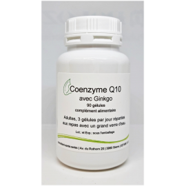 Coenzyme Q10 et Ginkgo - 90 gélules