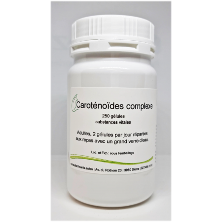 Caroténoïdes complexe - 250 gélules