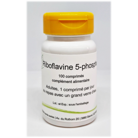 Riboflavine 5-phosphate - 100 comprimés