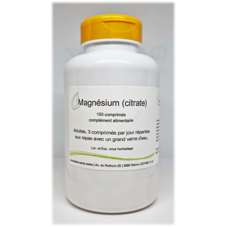 Magnésium (citrate) - 150 comprimés