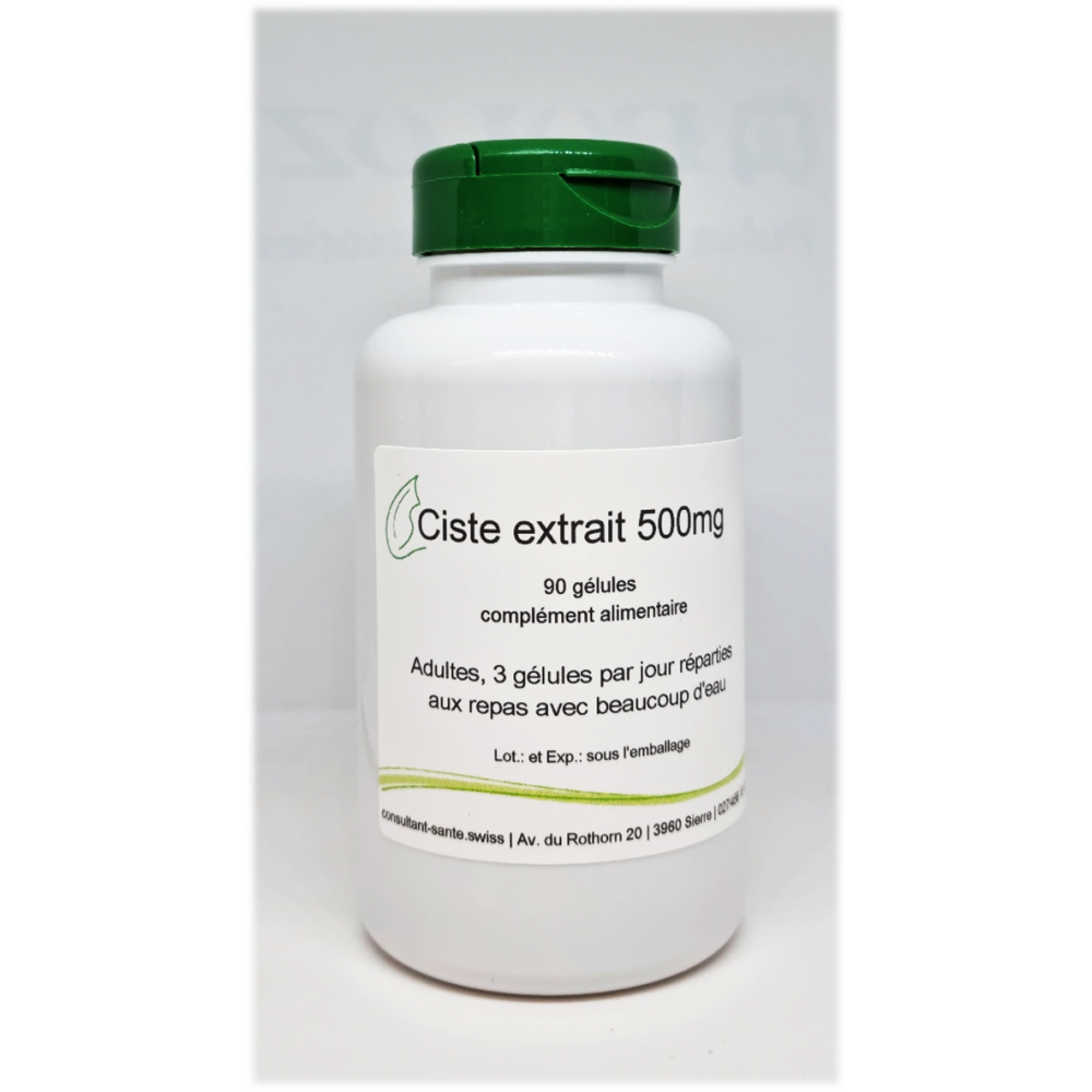 Ciste extrait 500mg - 90 gélules