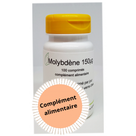 Molybdène 150µg - 100 comprimés