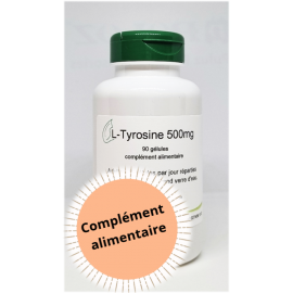 L-Tyrosine 500mg - 90 gélules