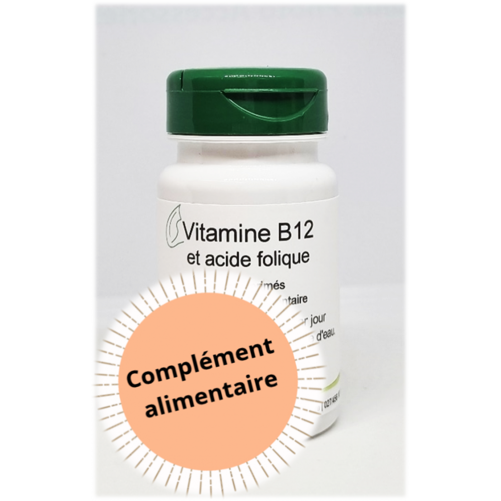 Vitamine B12 et acide folique - 90 comprimés
