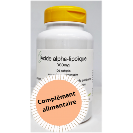 Acide alpha-lipoïque 300mg - 100 Softgels