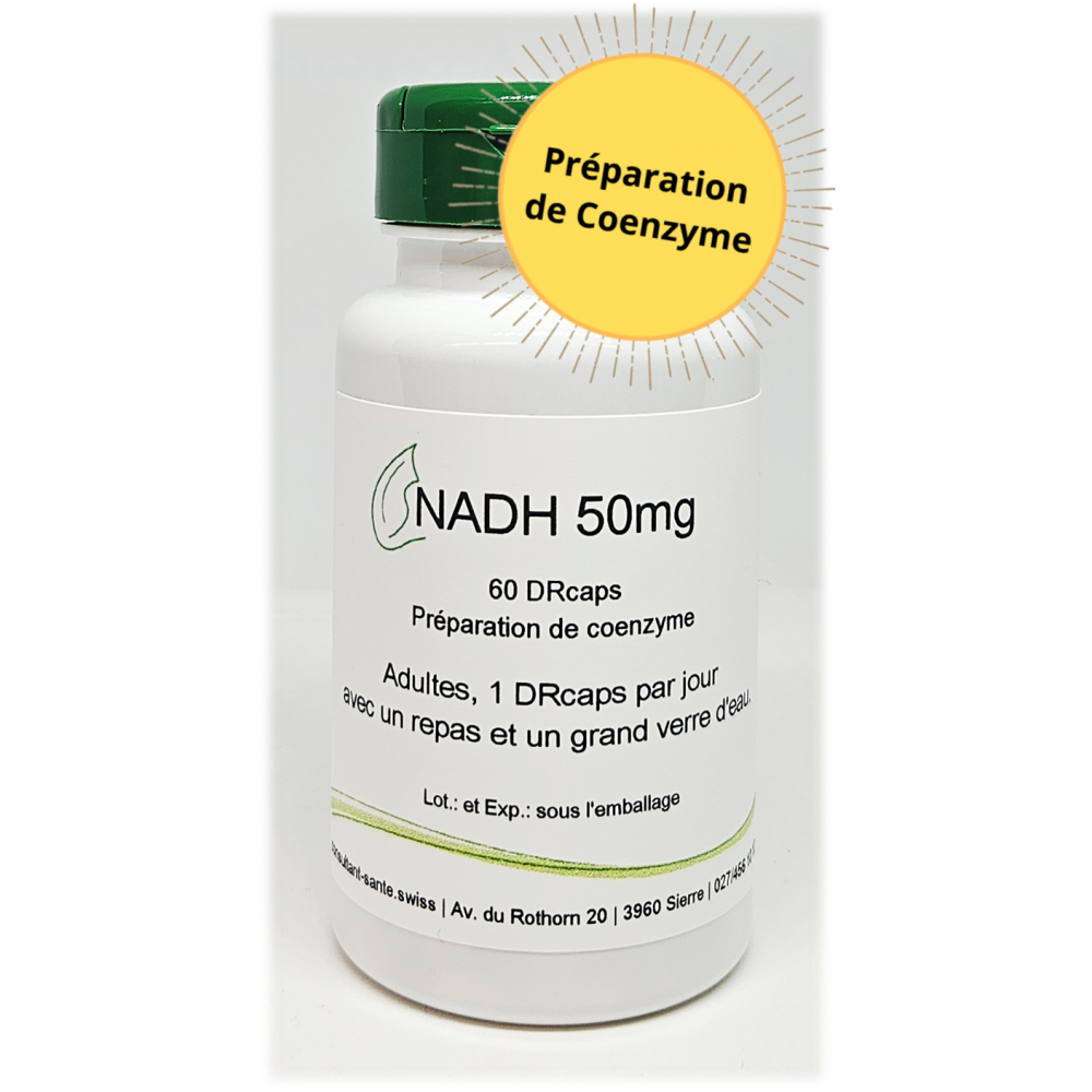 NADH 50mg - 60 gélules