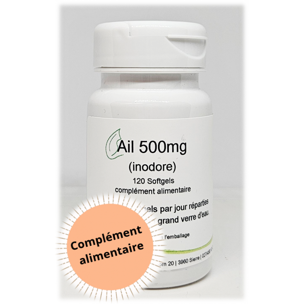 Ail 500mg (inodore) - 120 Softgels