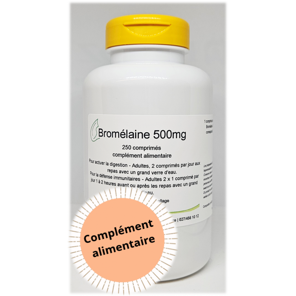 Bromelina 500mg - 250 comprimés