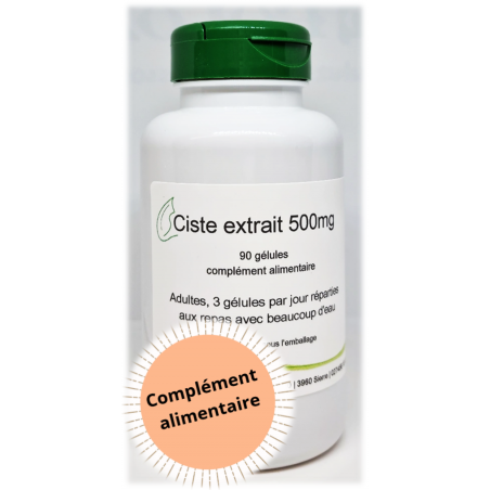 Ciste extrait 500mg - 90 gélules