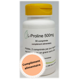 L-Proline 500mg - 60 comprimés