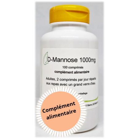 D-Mannose 1000mg - 100 comprimés