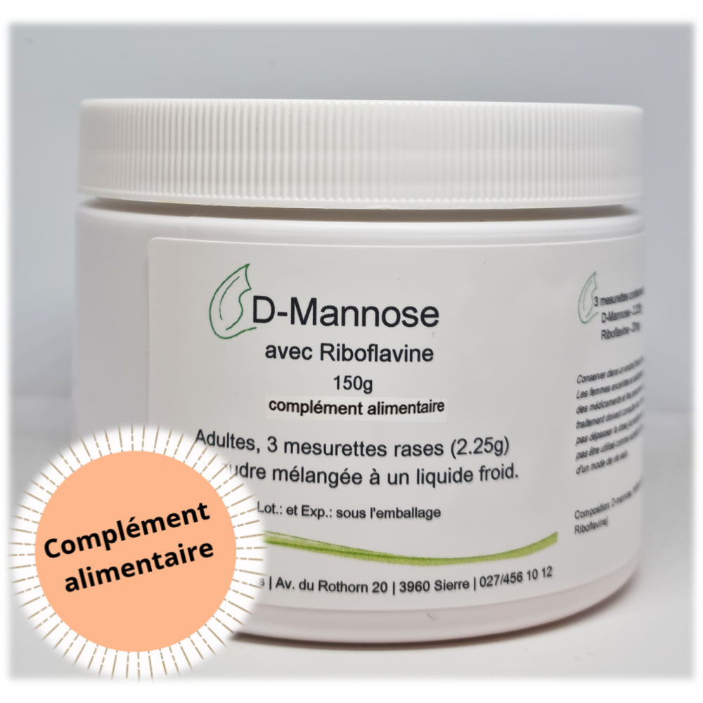 D-Mannose et Riboflavine Poudre - 150g