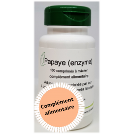 Papaye (enzyme) - 100 comprimés à croquer