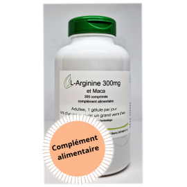 L-Arginine et Maca - 300 comprimés