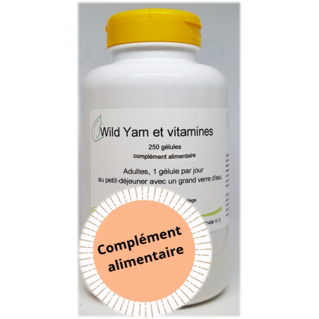 Wild Yam & vitamines - 250 gélules