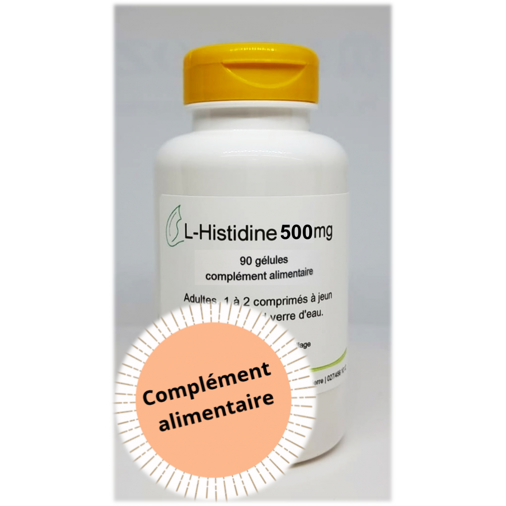 L-Histidine 500mg - 90 gélules