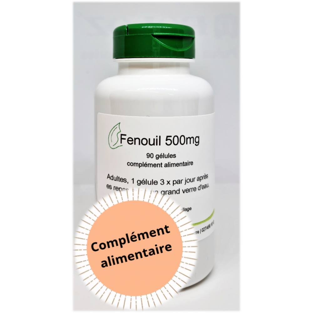 Fenouil 500mg - 90 gélules