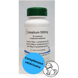 Colostrum 500mg (vétérinaire) - 90 comprimés