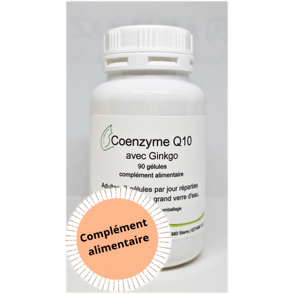 Coenzyme Q10 et Ginkgo - 90 gélules