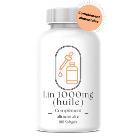 Lin 1000mg (huile) - 100 Softgels