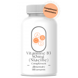 Vitamin B3 50mg (Niacin)