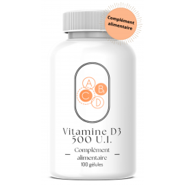 Vitamine D3 500 U.I. - 100 gélules