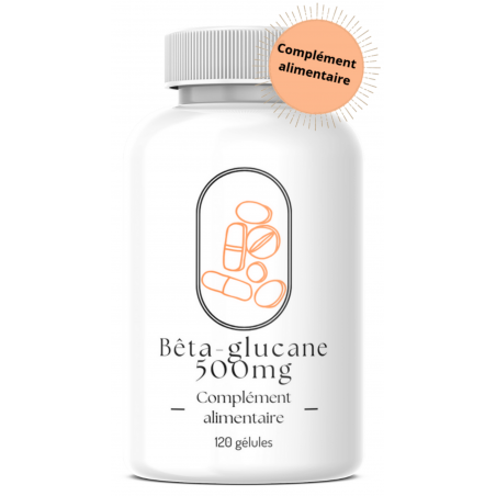 Bêta-glucane 500mg - 90 gélules