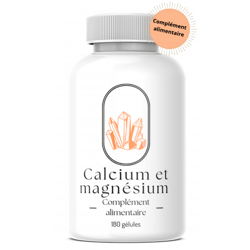 Calcium et magnésium (citrate) - 180 gélules