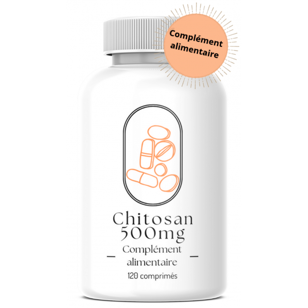 Chitosan 500mg - 120 comprimés