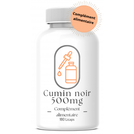 Cumin noir 500mg - 180 licaps