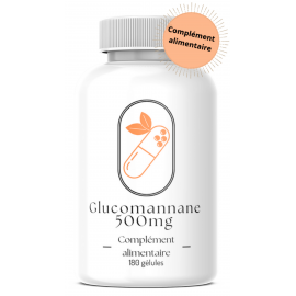 Glucomannane 500mg - 180 gélules