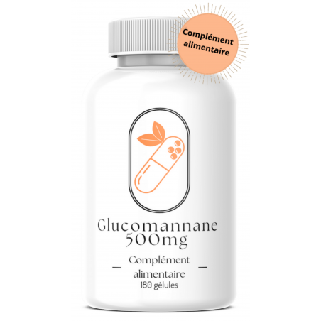 Glucomannane 500mg - 180 gélules