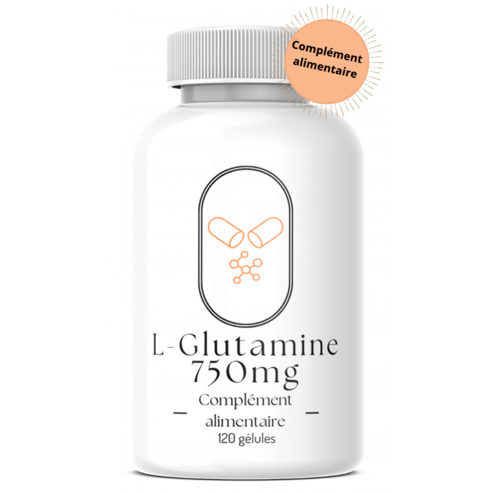 L-Glutamine 750mg - 120 gélules
