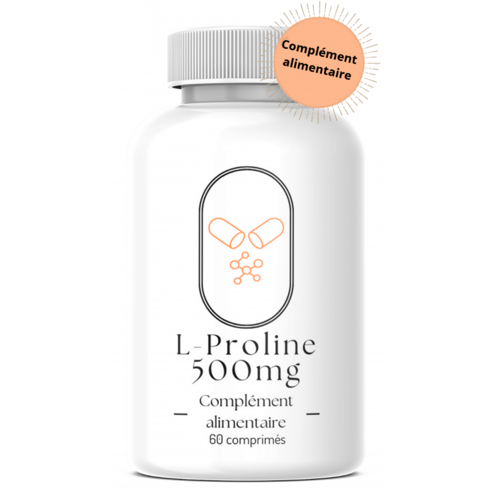 L-Proline 500mg - 60 comprimés