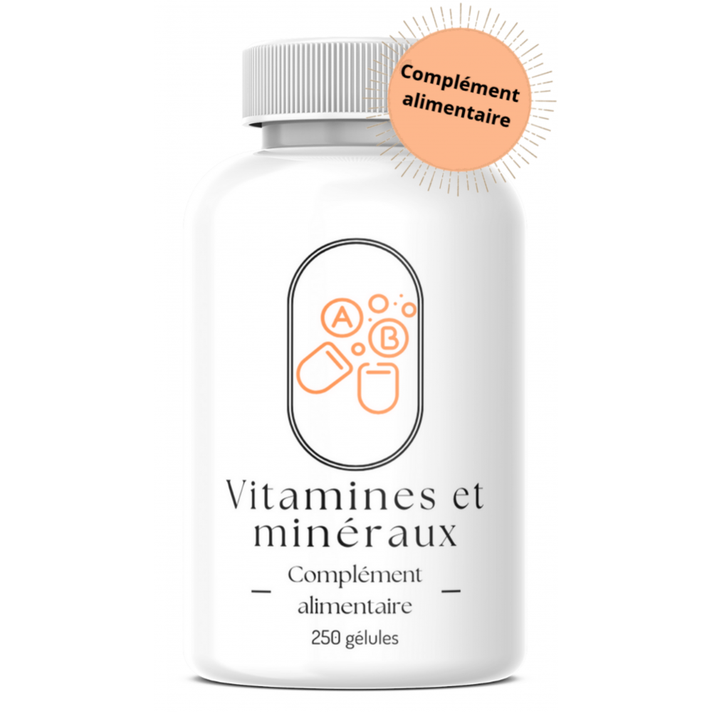 Vitamines et minéraux - 250 gélules