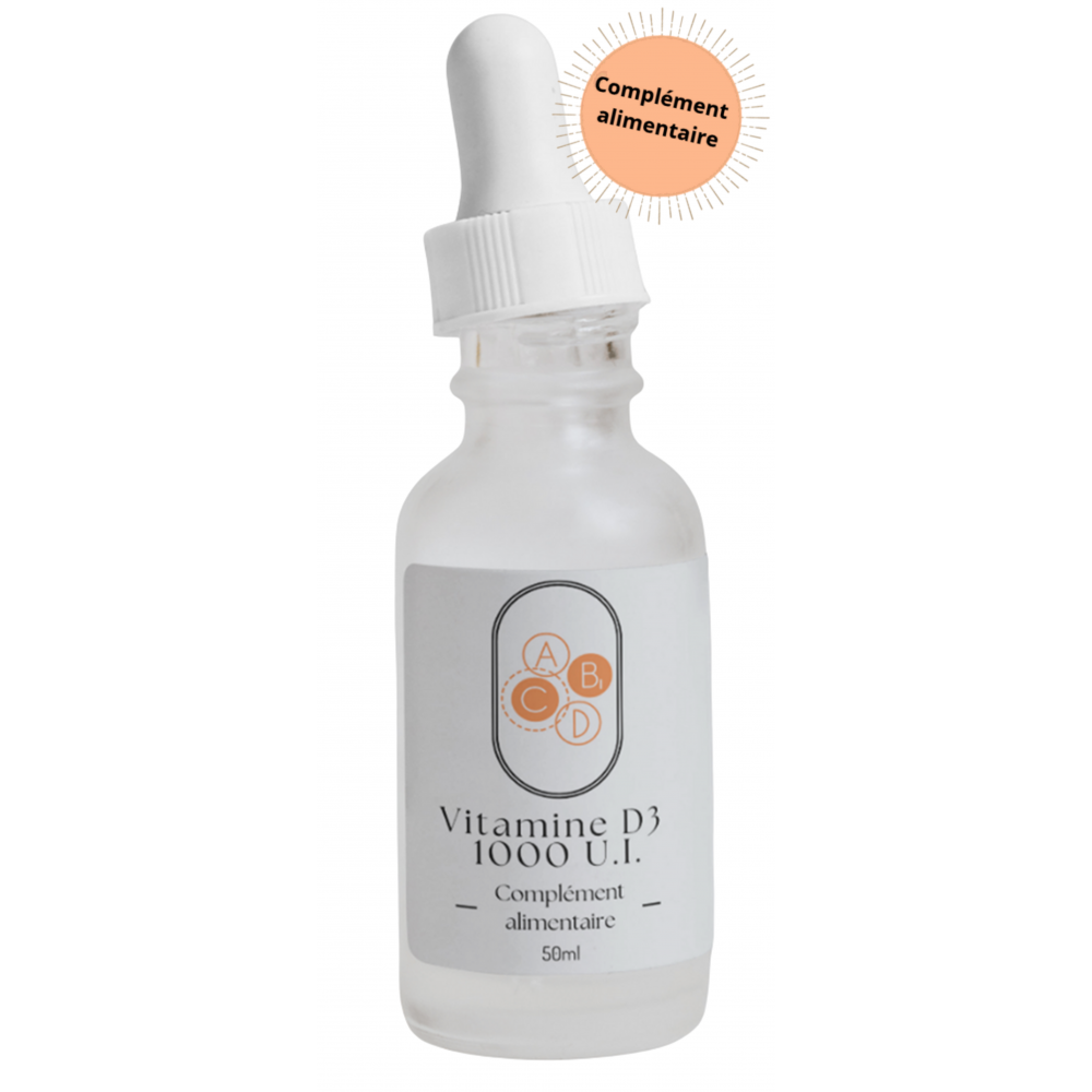 Vitamine D3 liquide 1000 U.I. - 50ml
