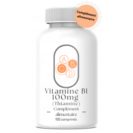 Vitamine B1 100mg (Thiamine) - 100 comprimés