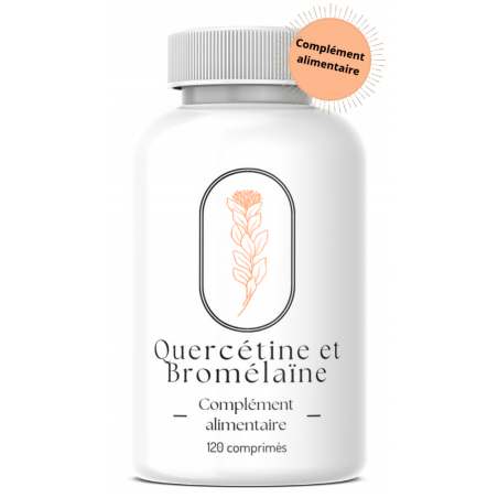 Quercétine 200mg et Bromélaïne 120 comprimés